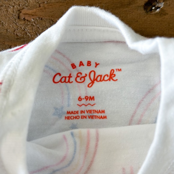 NWOT Cat & Jack | Rainbow Romper - Picture 3 of 3